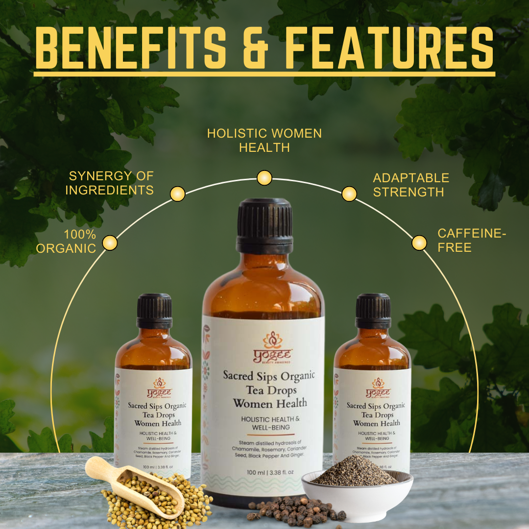 Sacred Sips Organic Tea Drops-Women Health