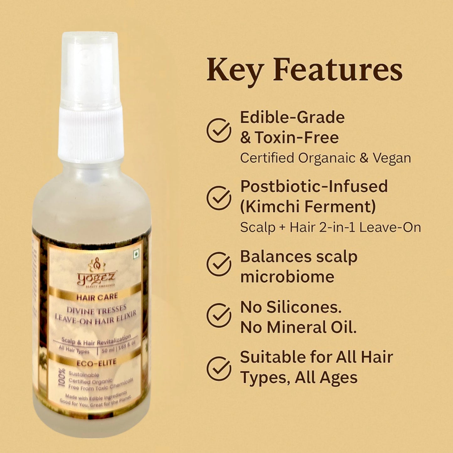 Divine Tresses Leave-on Hair Elixir Spray