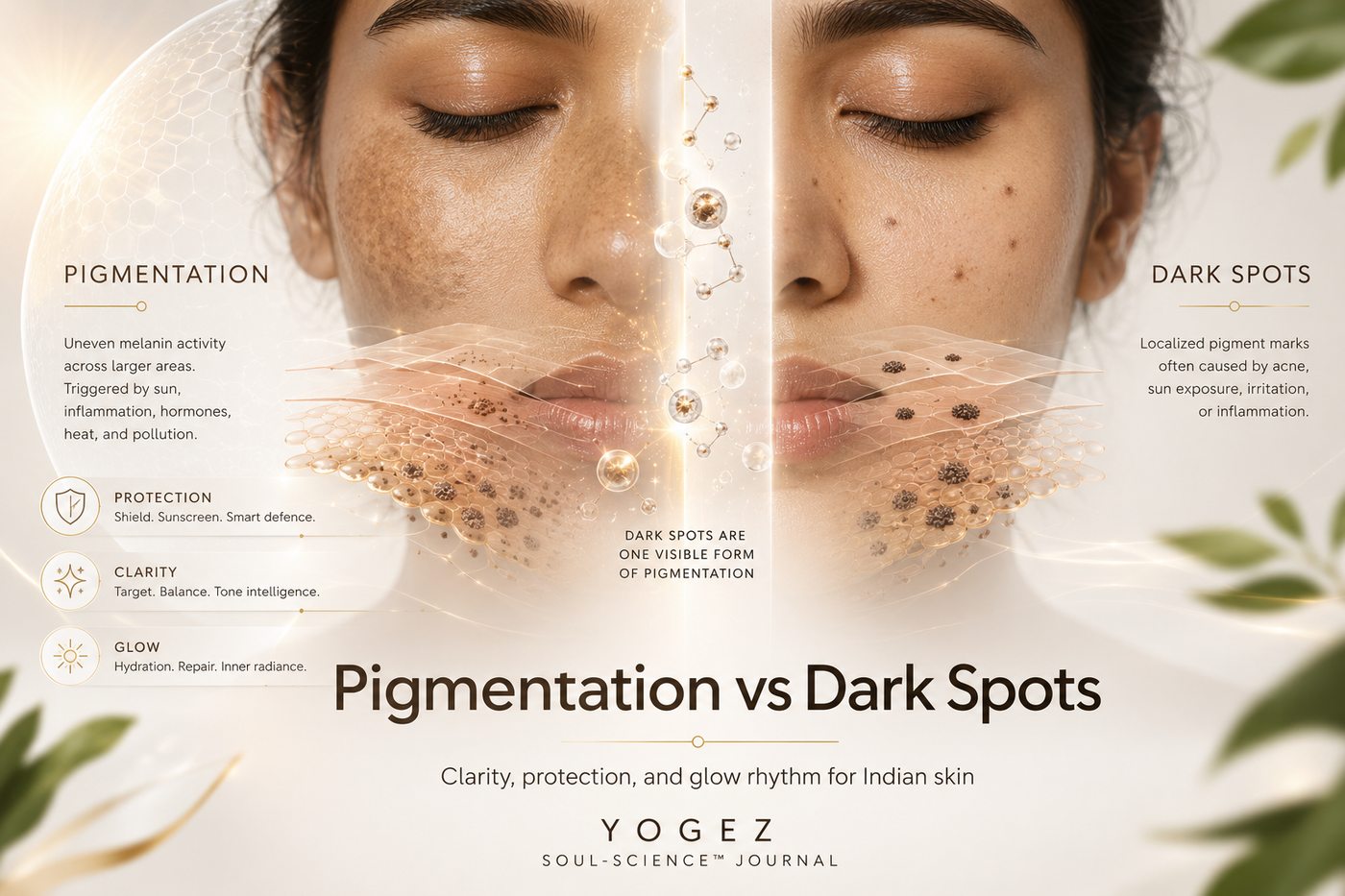 Pigmentation vs Dark Spots: Difference, Causes, and Natural Care for Indian Skin