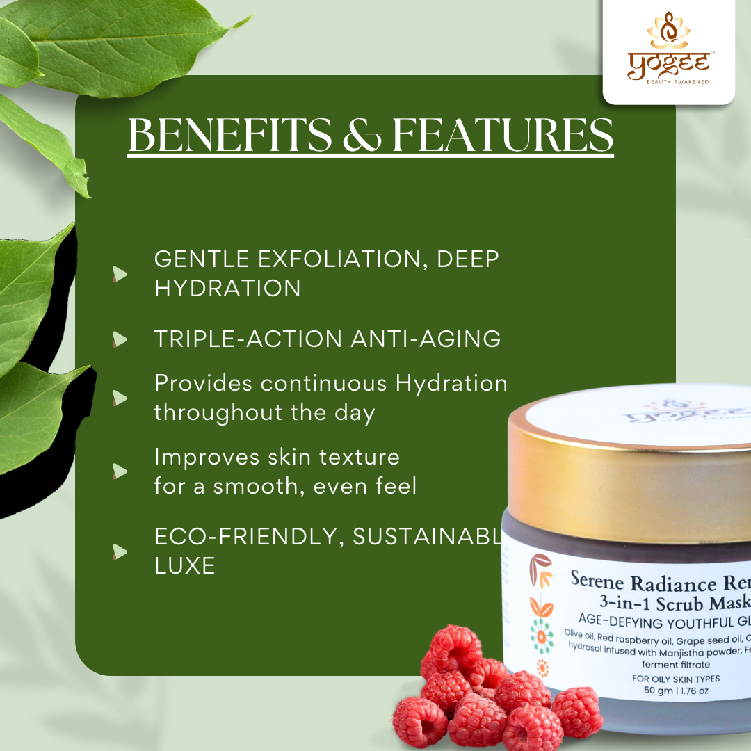 Serene Radiance Renew 3-in-1 Anti-aging Scrub Mask