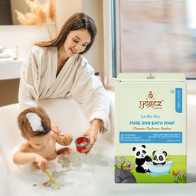 YOGEZ La Mu Shu Pure Joy Bath Soap for Babies to Kids.