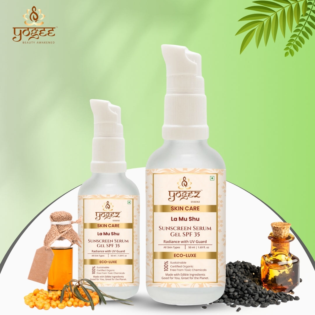 La Mu Shu Sunscreen Serum Gel SPF 35