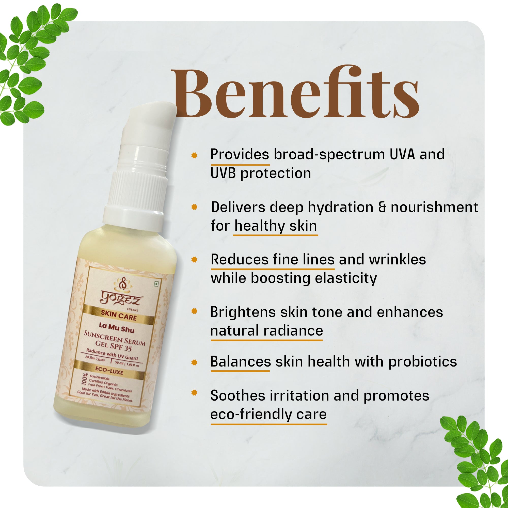 La Mu Shu Sunscreen Serum SPF 35