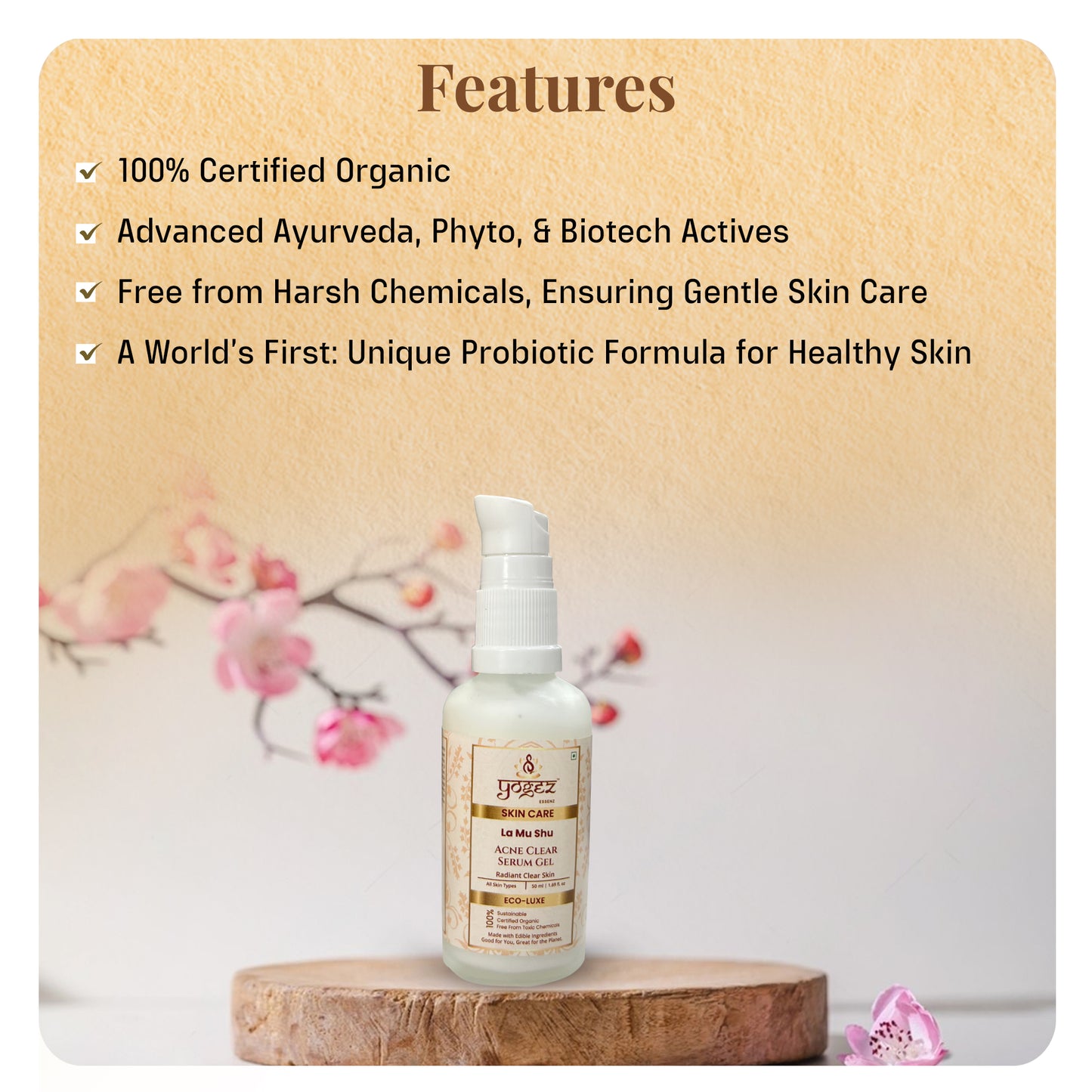 La Mu Shu Acne Clear Serum Gel