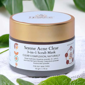 Serene Acne Clear 3-in-1 Scrub Mask - YOGEZ