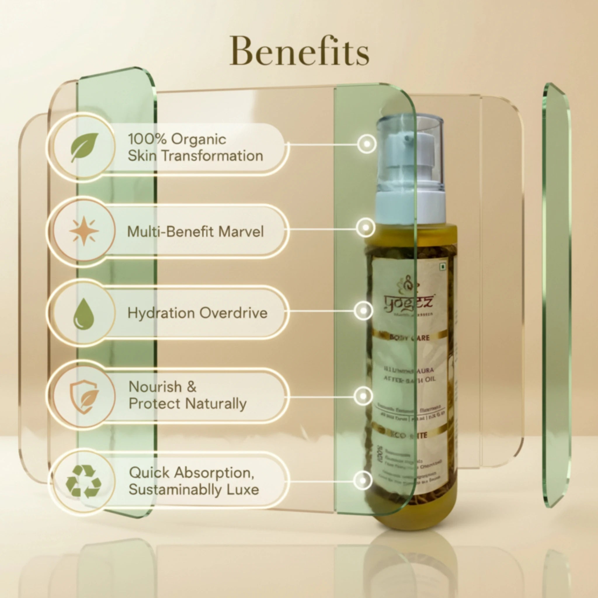 YOGEZ Illumine Aura After-bath Oil