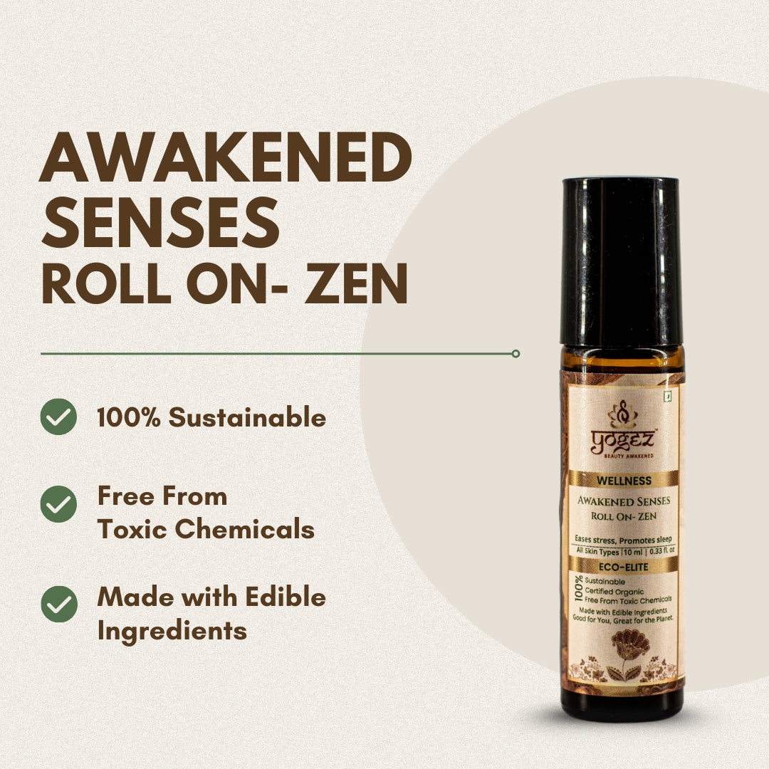 Awakened Senses Temple Roll-On- ZEN- aromatherapy blend to ease stress and to induce sleep