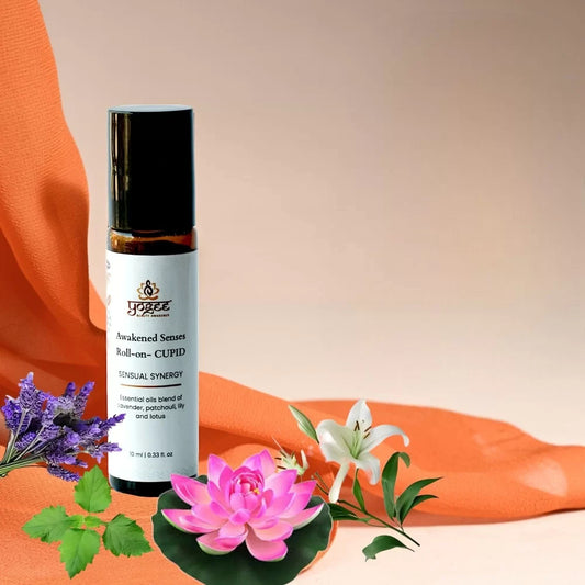 Awakened Senses Temple Roll On- CUPID- blend of aromatherapy and aromachology for romance - YOGEZ