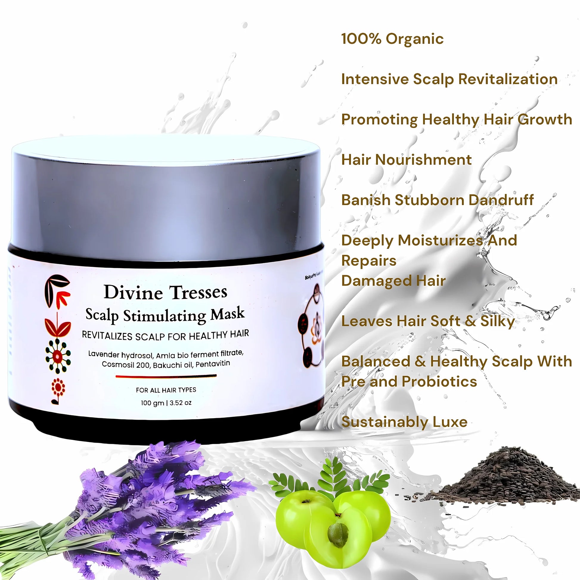 Divine Tresses Scalp Stimulating Mask - YOGEZ