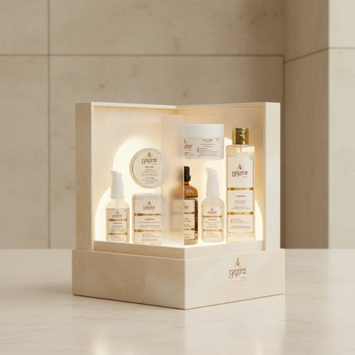 Glow Ritual Restore - Daily Skin Glow System with SPF35 and Sacred Sips Skin Tea Drops - TheYOGEZ