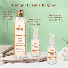 YOGEZ La Mu Shu Acne Clear Serum Gel.