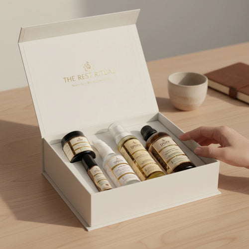 Rest Ritual Radiate - Complete Circadian Recovery System with ZEN Roll-On and Sacred Sips - TheYOGEZ