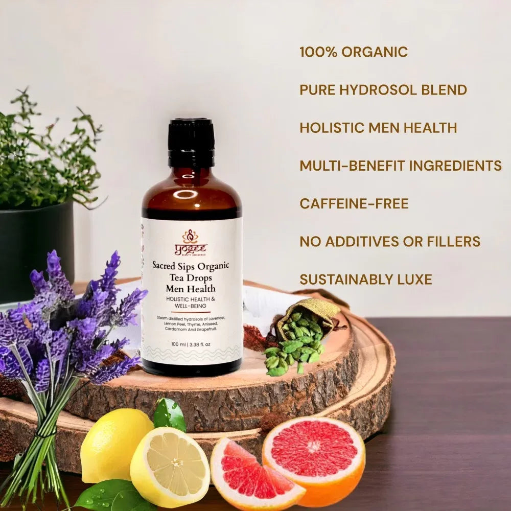 Sacred Sips Organic Tea Drops-Men Health - YOGEZ