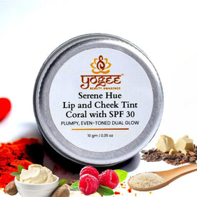 Serene Hue 3-in-1 Lip Cheek Eye Tint- Coral with SPF 30 - YOGEZ