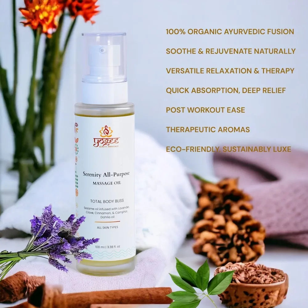 Serenity All-Purpose Massage Oil - YOGEZ