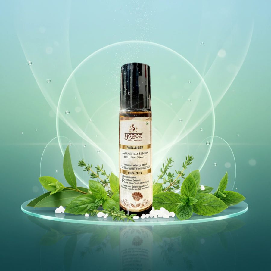 Awakened Senses Temple Roll-On- SWASTI- Aromatherapy blend for seasonal allergy relief