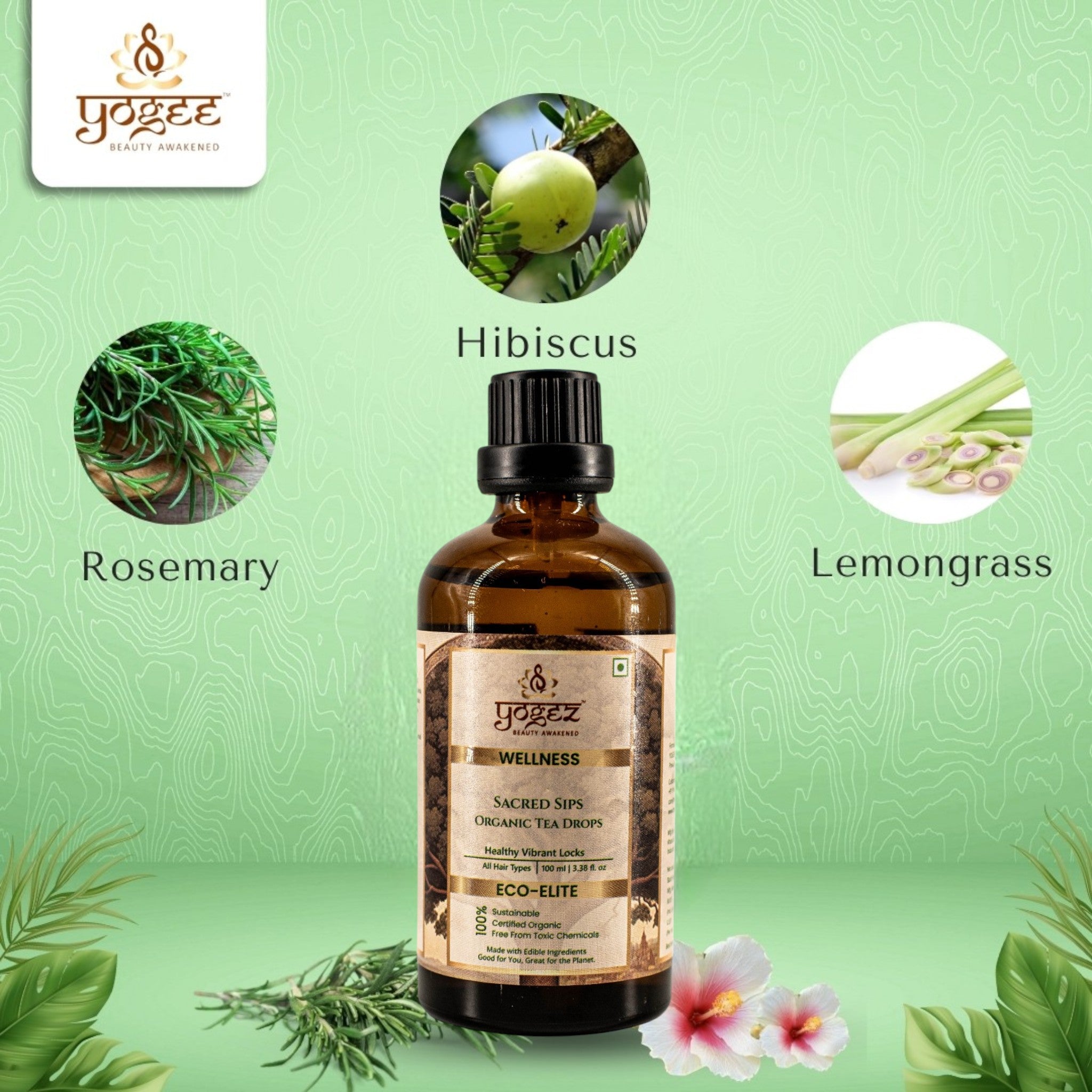 Sacred Sips Tea Drops- Hair Health