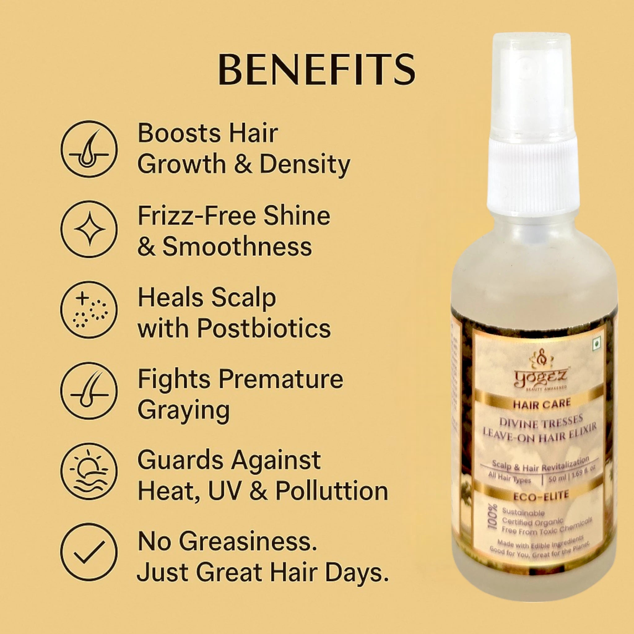 Divine Tresses Leave-on Hair Elixir Spray