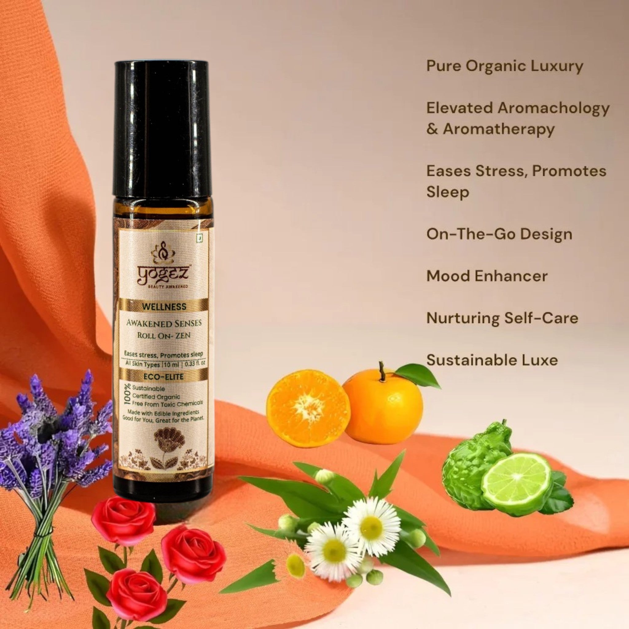 Awakened Senses Temple Roll-On- ZEN- aromatherapy blend to ease stress and to induce sleep